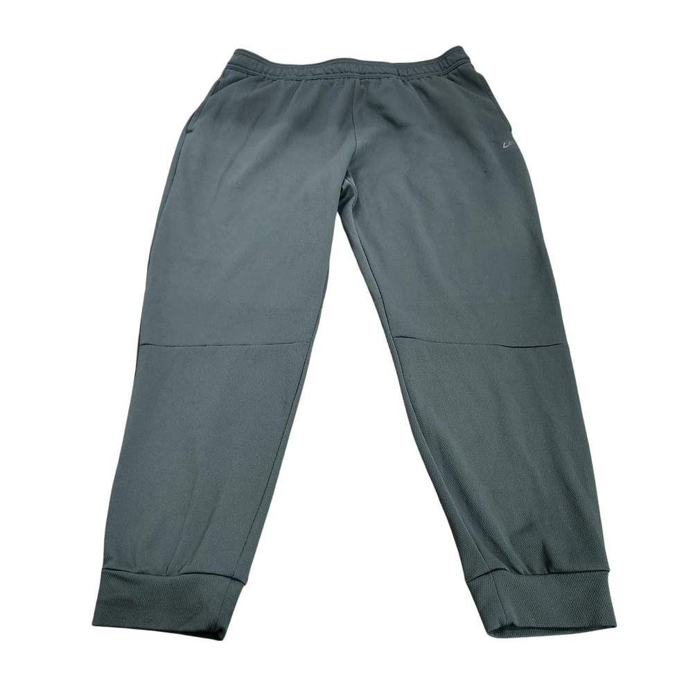Unipro Jogger Pants Mens XL Green Knit QWICK-DRY Elastic Waist Pockets Athletic